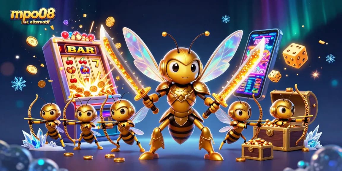 Engage in exciting gameplay with mpo08 link alternatif featuring vibrant casino elements.