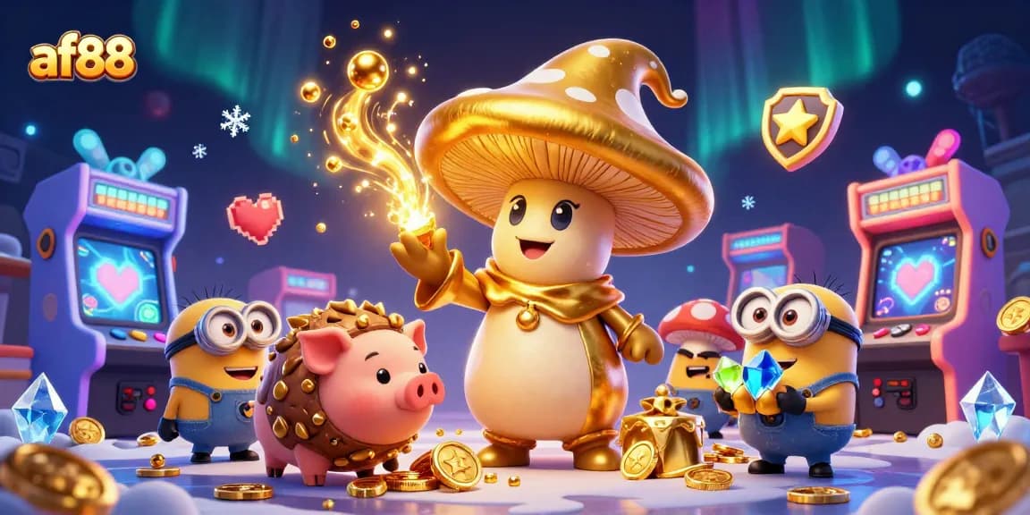 Engage with af88 for winning gaming experiences featuring magical elements and colorful arcade vibes.