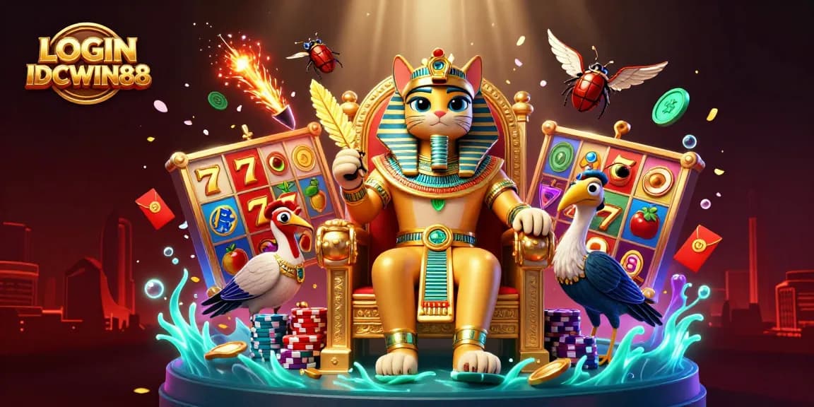 Engage with LOGIN IDCWIN88 in a vibrant online casino experience featuring exciting slot gameplay.