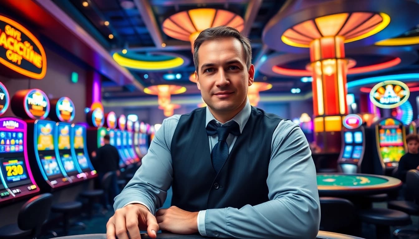 Menangkan permainan casino dengan bbni4d dan dealer profesional di latar mewah.
