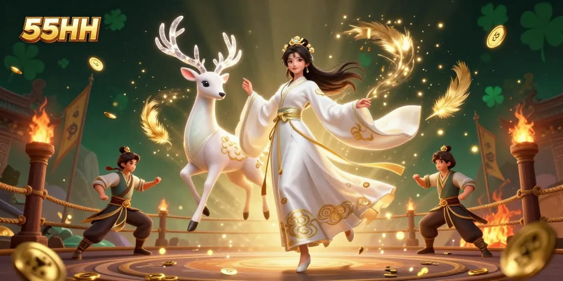 Experience the magic of 55HH with immersive gaming elements and captivating characters.