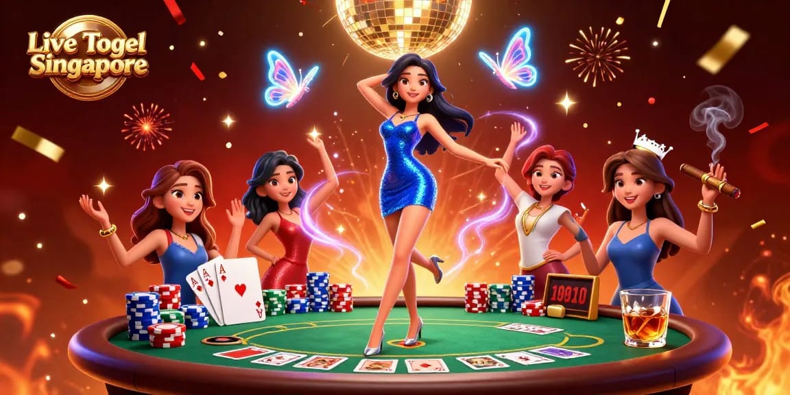 Experience the excitement of Live Togel Singapore with real-time gameplay and vibrant casino visuals.