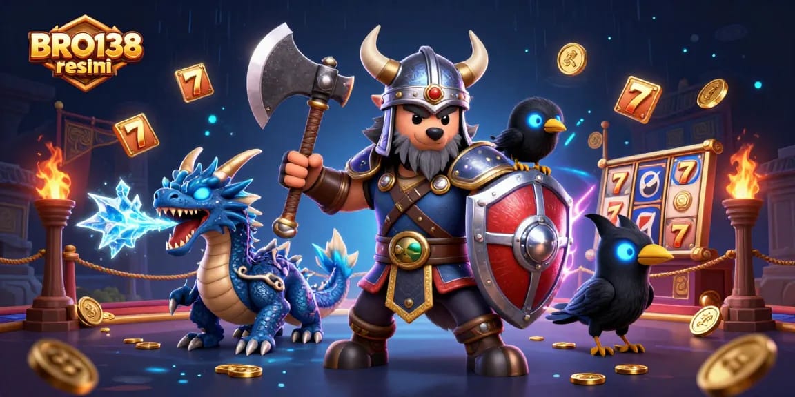 Join the action at BRO138 resmi as players spin slots and claim rewards in a magical gaming arena.