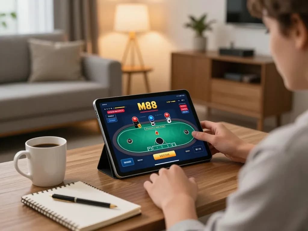 Kết nối với ứng dụng casino M88 để link vào m88 mới nhất trong một phòng khách ấm cúng.