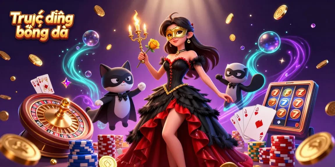 Experience Trực tiếp bóng đá with engaging gameplay and vibrant 3D characters in a rich casino atmosphere.