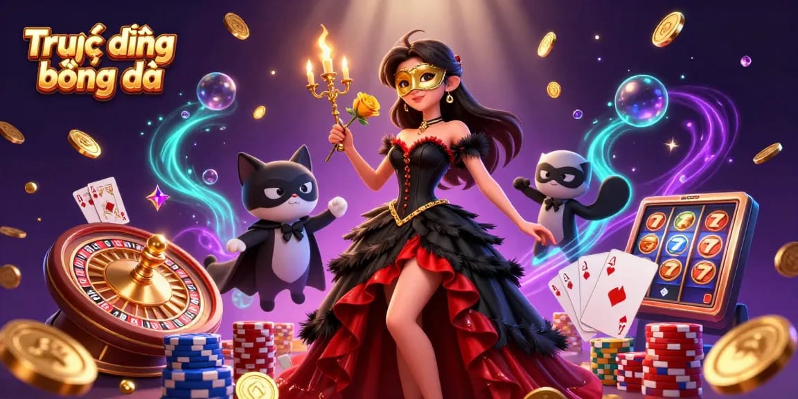 Experience Trực tiếp bóng đá with engaging gameplay and vibrant 3D characters in a rich casino atmosphere.