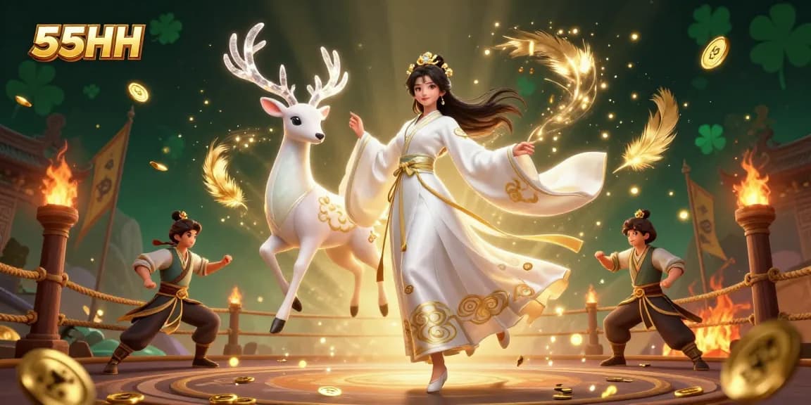 Experience the magic of 55HH with immersive gaming elements and captivating characters.