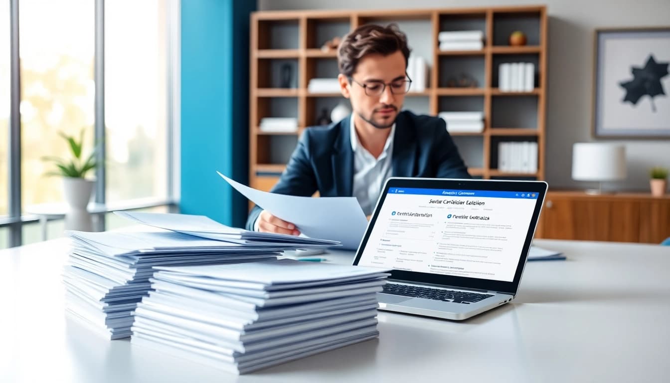 Consultant managing registration and certification in Federal databases for federal contracts.