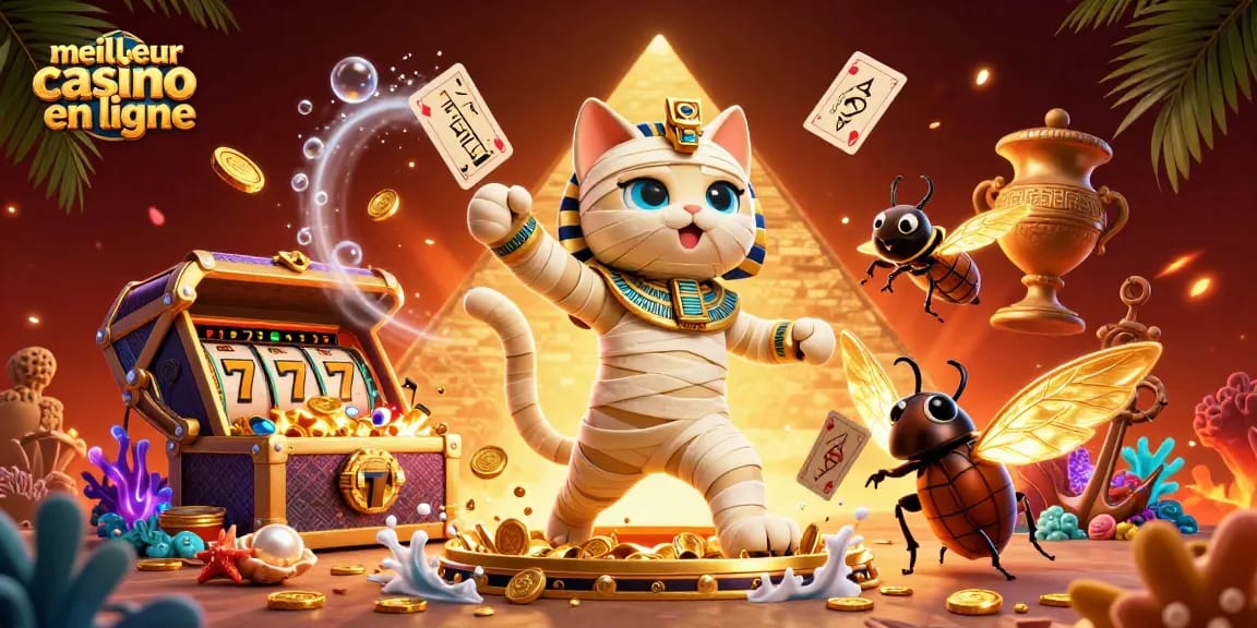 Jouez au meilleur casino en ligne avec des jeux captivants et un design lumineux et interactif.