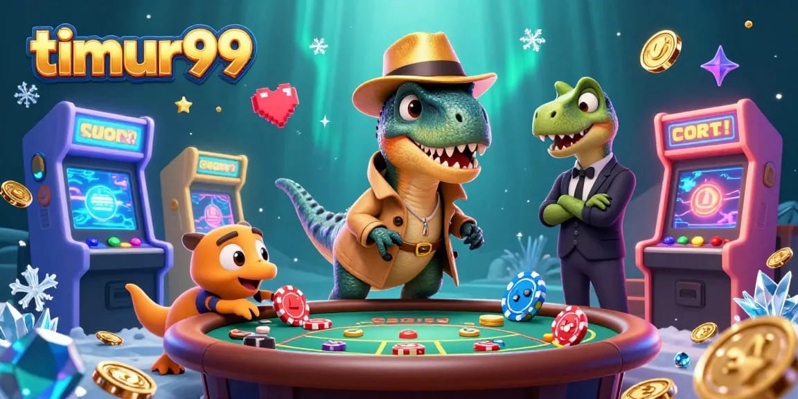 Play thrilling games at timur99 with colorful 3D visuals and exciting casino elements.
