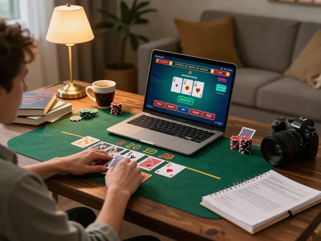 Experience thrilling gameplay at xo88 with live dealer blackjack in a cozy home setting.