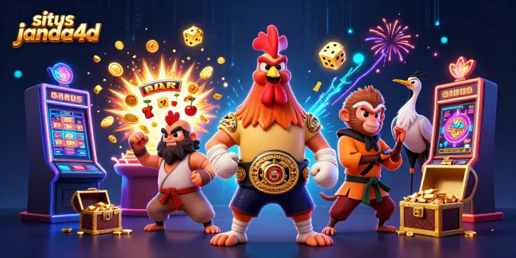 Permainan slot online menyenangkan dengan situs janda4d yang menawarkan jackpot dan berbagai elemen kasino lainnya.