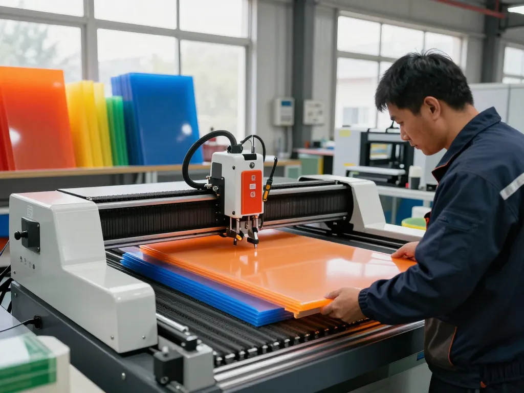 Bóc ép plastic vĩnh phúc manufacturing process in a modern workshop