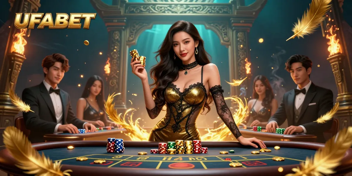 Engage in thrilling baccarat gameplay at UFABET with stunning visuals and exclusive high-stakes ambiance.