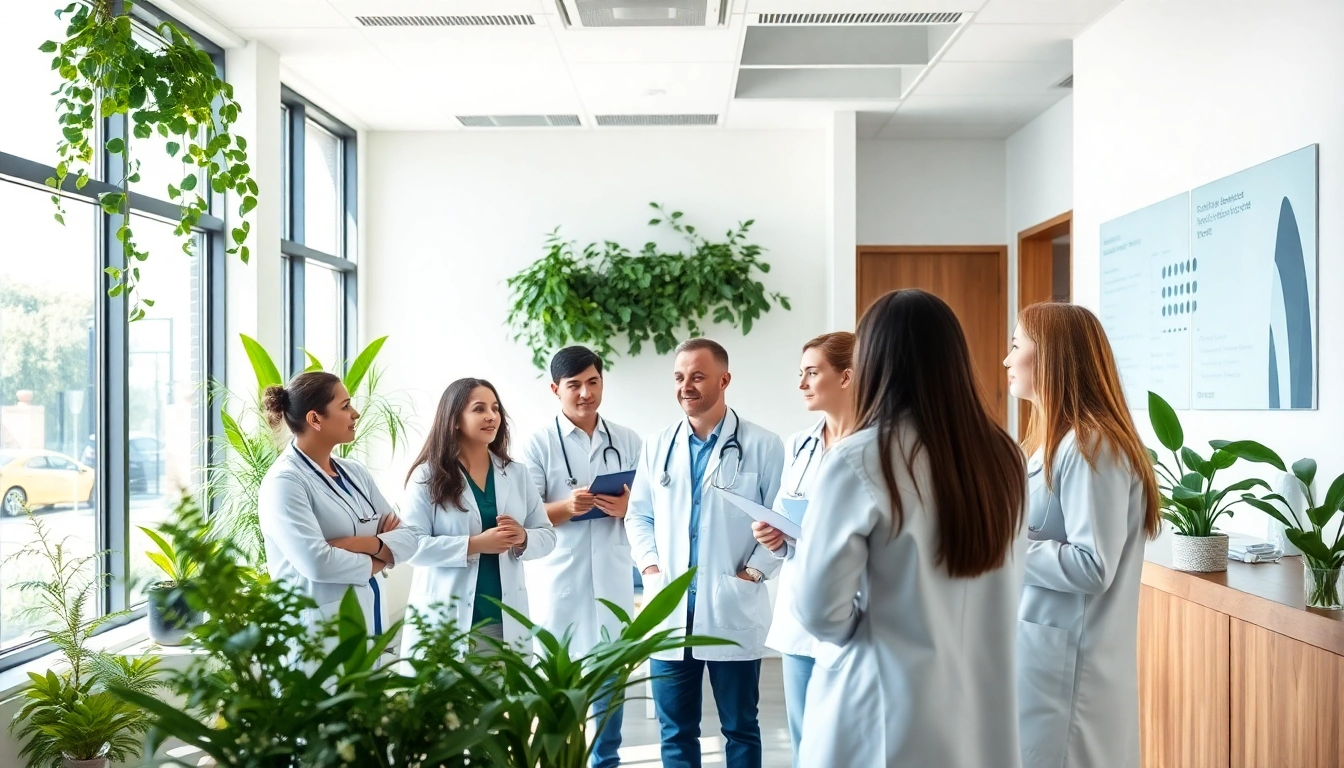 Engage with health professionals at a city health clinic Sydney, showcasing commitment to community care.